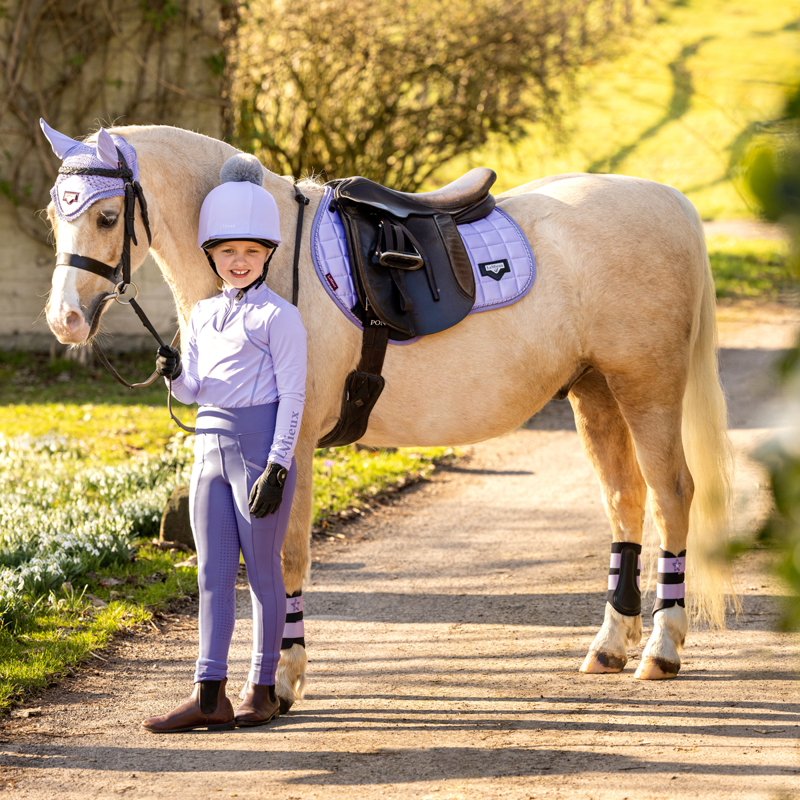 LeMieux Junior Loire Fly Hood - Wisteria-1